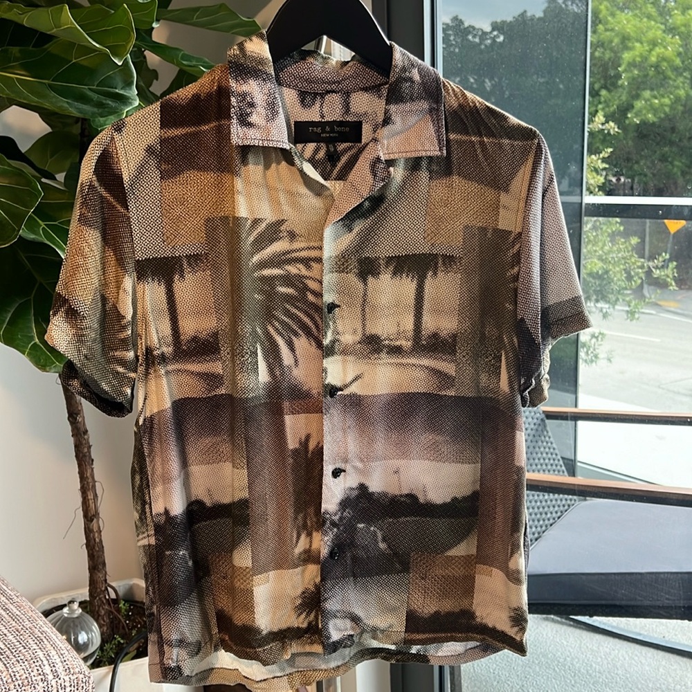 RAG & BONE Palms 4 Button Shirt